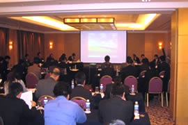 长崎县中国商务联网首发会的现场
