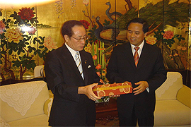 佐世保市市长拜会友好城市厦门市长